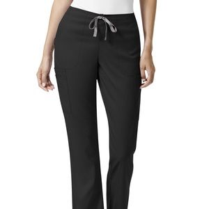 Wonder wink black cargo scrub pant- Medium